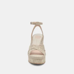 LAISHA HEELS ALMOND FLORAL EYELET^Dolce Vita New