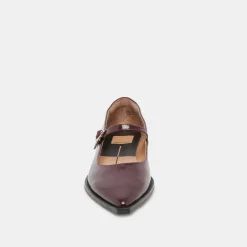 LARGO FLATS CRANBERRY PATENT LEATHER^Dolce Vita Online