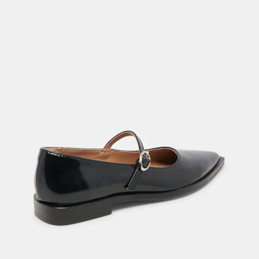 LARGO FLATS MIDNIGHT PATENT LEATHER^Dolce Vita Discount