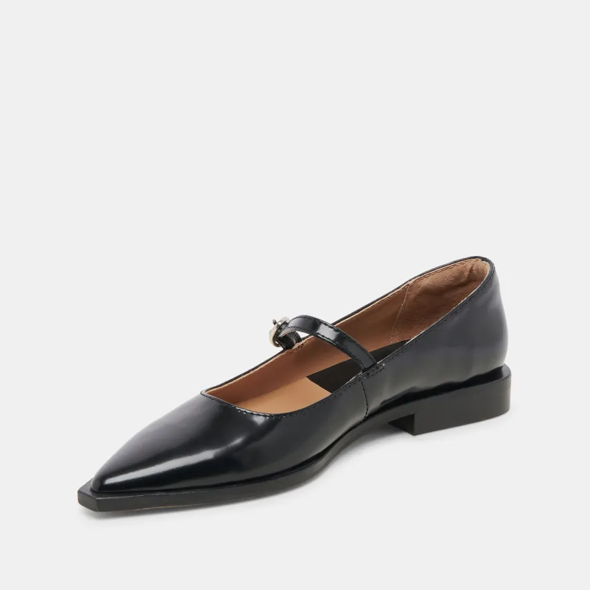 LARGO FLATS MIDNIGHT PATENT LEATHER^Dolce Vita Discount