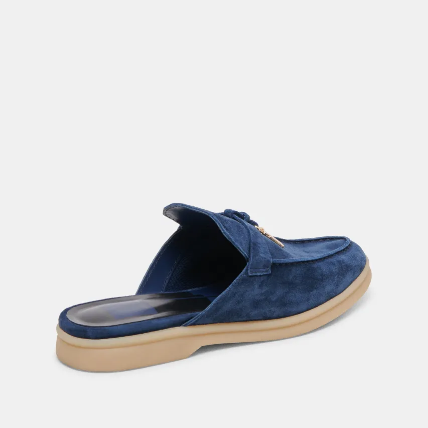 LASAIL FLATS NAVY SUEDE^Dolce Vita New