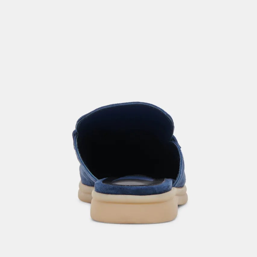 LASAIL FLATS NAVY SUEDE^Dolce Vita New