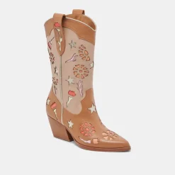 LASSIE BOOTS TAN MULTI LEATHER^Dolce Vita Sale