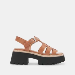 LATICE SANDALS BROWN LEATHER^Dolce Vita Best