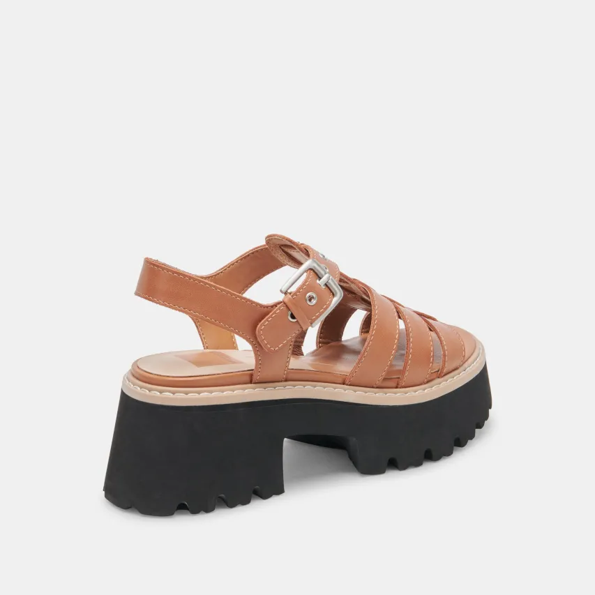 LATICE SANDALS BROWN LEATHER^Dolce Vita Best