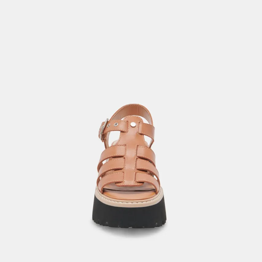 LATICE SANDALS BROWN LEATHER^Dolce Vita Best