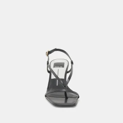 LAURY HEELS BLACK LEATHER^Dolce Vita Online