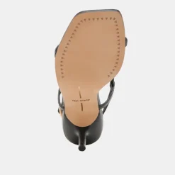 LAURY HEELS BLACK LEATHER^Dolce Vita Online
