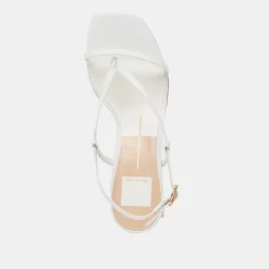 LAURY HEELS TRUE WHITE LEATHER^Dolce Vita Best