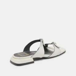 LAVERN SANDALS OFF WHITE CRINKLE PATENT^Dolce Vita Outlet