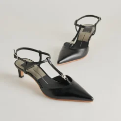 LAVON HEELS BLACK LEATHER^Dolce Vita Discount