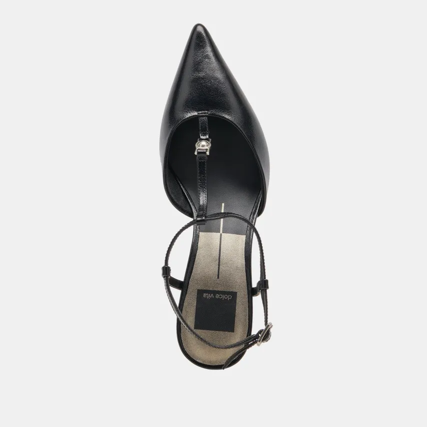 LAVON HEELS BLACK LEATHER^Dolce Vita Discount