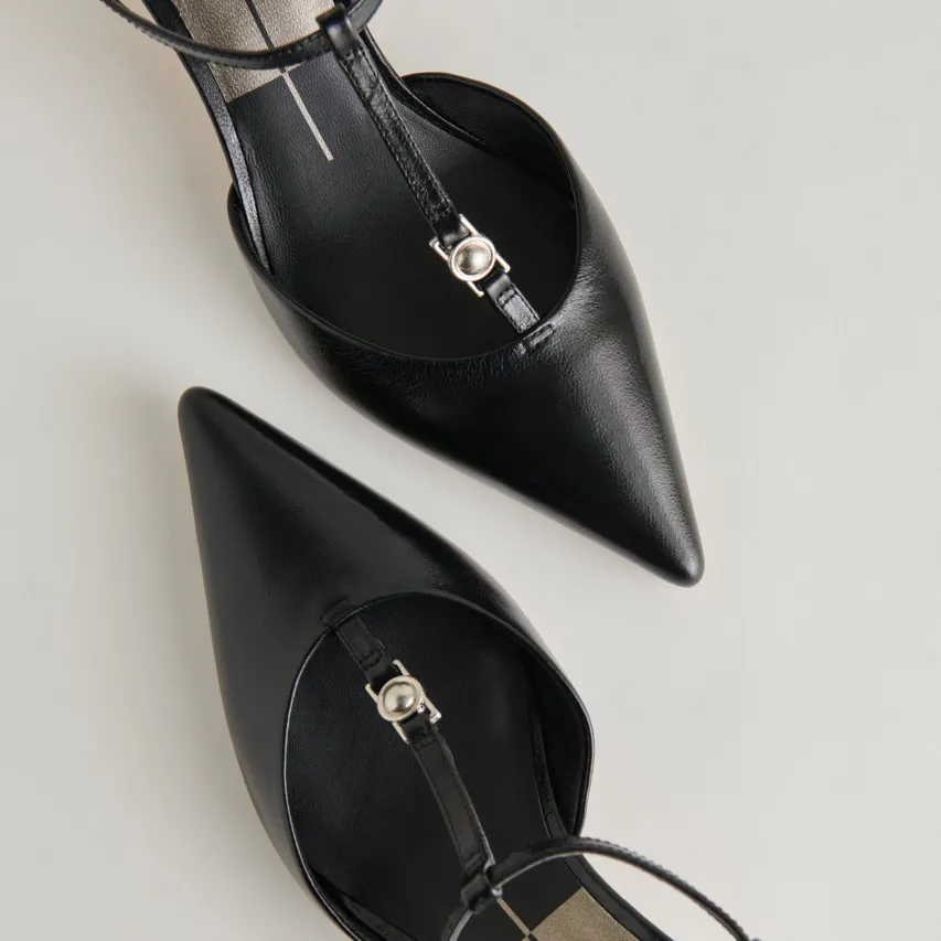 LAVON HEELS BLACK LEATHER^Dolce Vita Discount