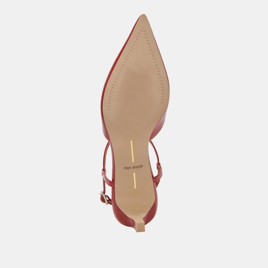 LAVON HEELS RED CRINKLE PATENT^Dolce Vita Online