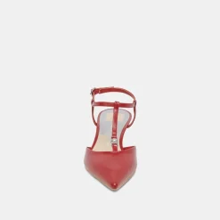 LAVON HEELS RED CRINKLE PATENT^Dolce Vita Online