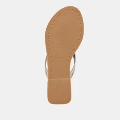 LAYNEY SANDALS LIGHT GOLD METALLIC LEATHER^Dolce Vita Online