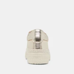 LENNIX SNEAKERS LIGHT GOLD METALLIC LEATHER^Dolce Vita Sale