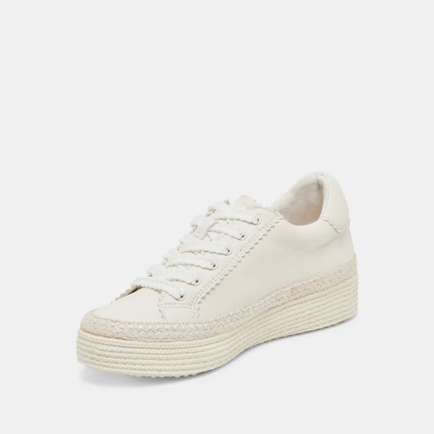 LENNIX SNEAKERS WHITE LEATHER^Dolce Vita New
