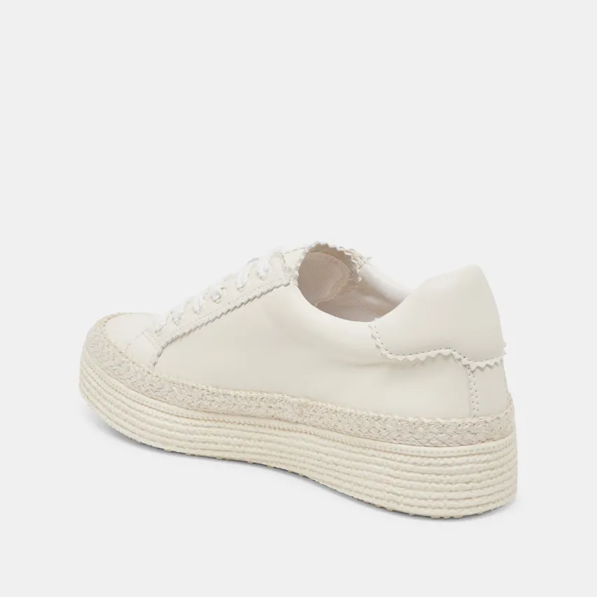 LENNIX SNEAKERS WHITE LEATHER^Dolce Vita New