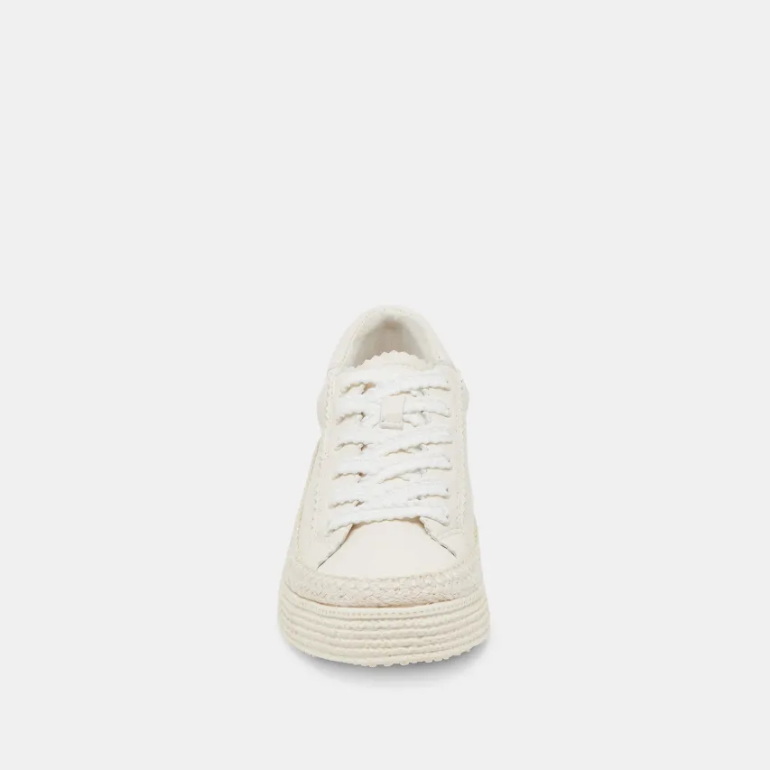 LENNIX SNEAKERS WHITE LEATHER^Dolce Vita New