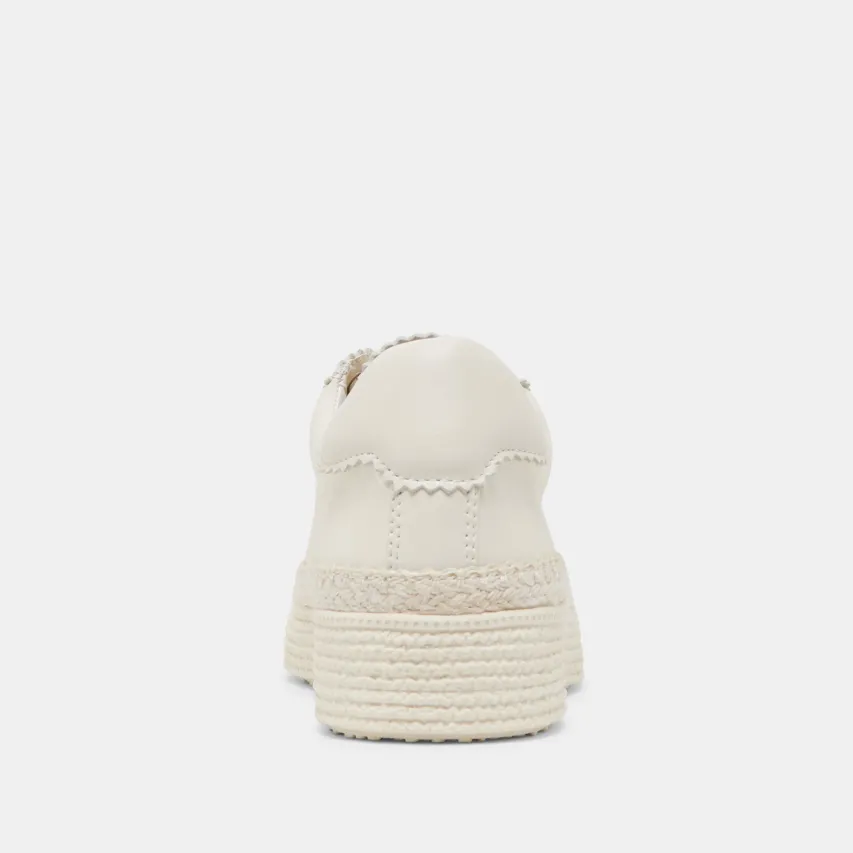 LENNIX SNEAKERS WHITE LEATHER^Dolce Vita New