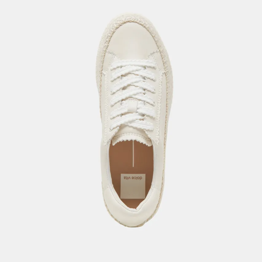 LENNIX SNEAKERS WHITE LEATHER^Dolce Vita New