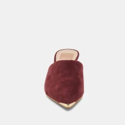 LEXY HEELS CRANBERRY SUEDE^Dolce Vita Outlet
