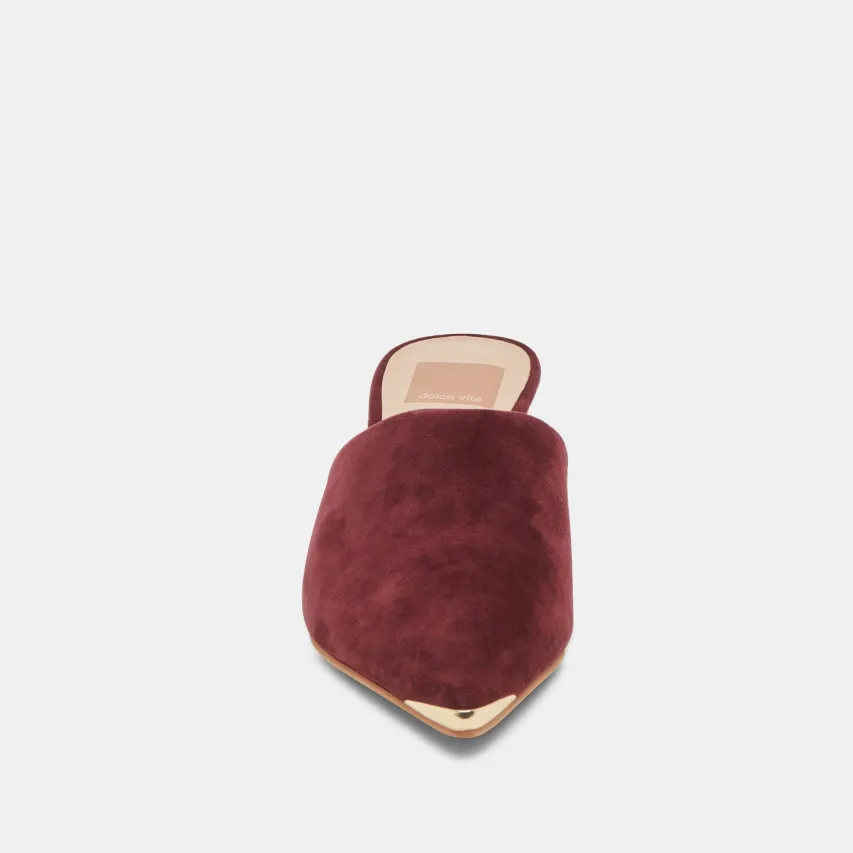 LEXY HEELS CRANBERRY SUEDE^Dolce Vita Outlet