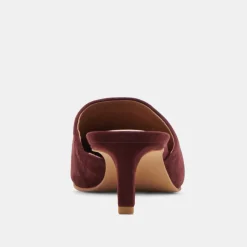 LEXY HEELS CRANBERRY SUEDE^Dolce Vita Outlet