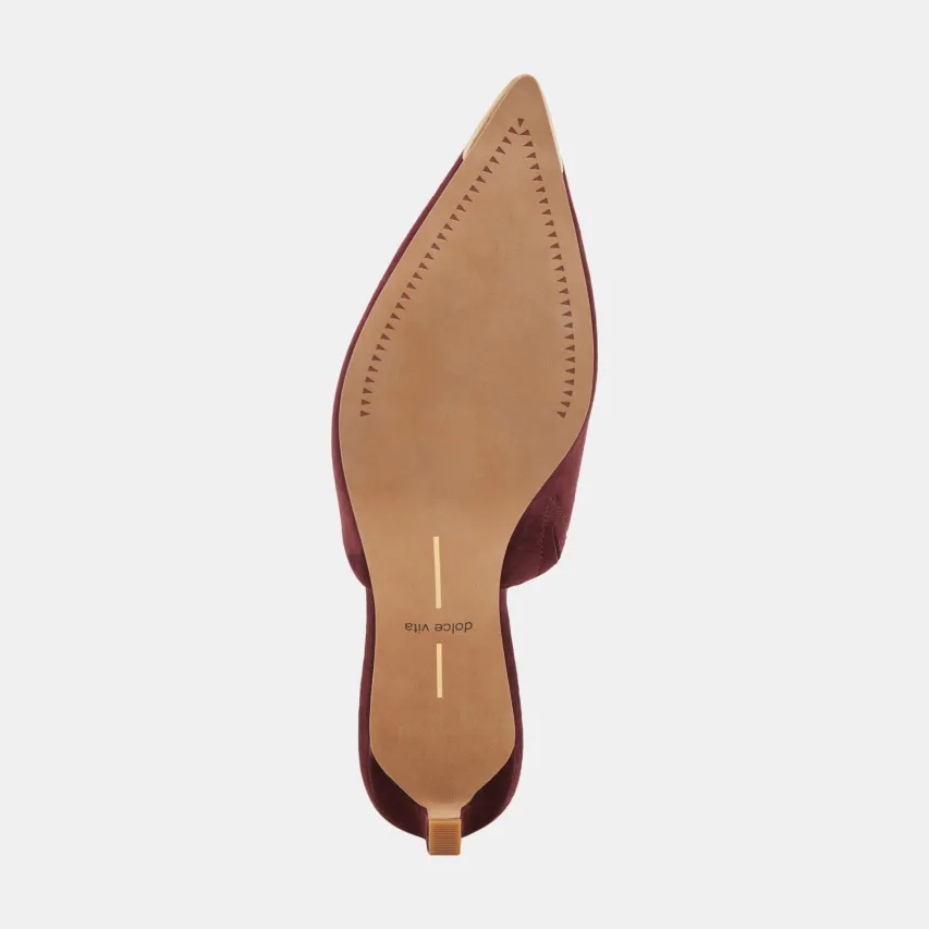 LEXY HEELS CRANBERRY SUEDE^Dolce Vita Outlet