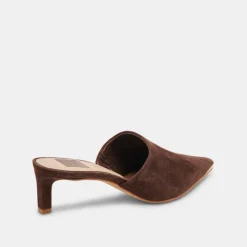 LEXY HEELS DK BROWN SUEDE^Dolce Vita Best