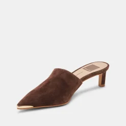 LEXY HEELS DK BROWN SUEDE^Dolce Vita Best