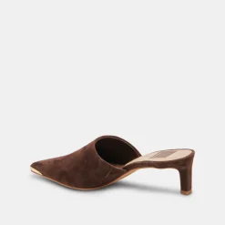 LEXY HEELS DK BROWN SUEDE^Dolce Vita Best