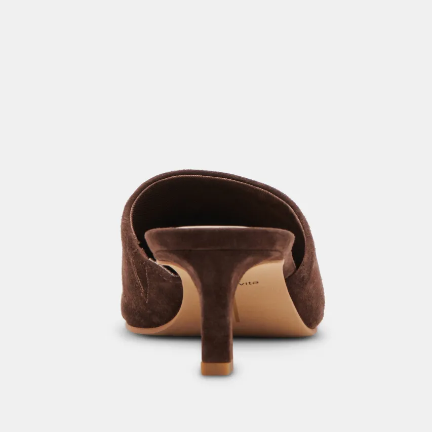 LEXY HEELS DK BROWN SUEDE^Dolce Vita Best