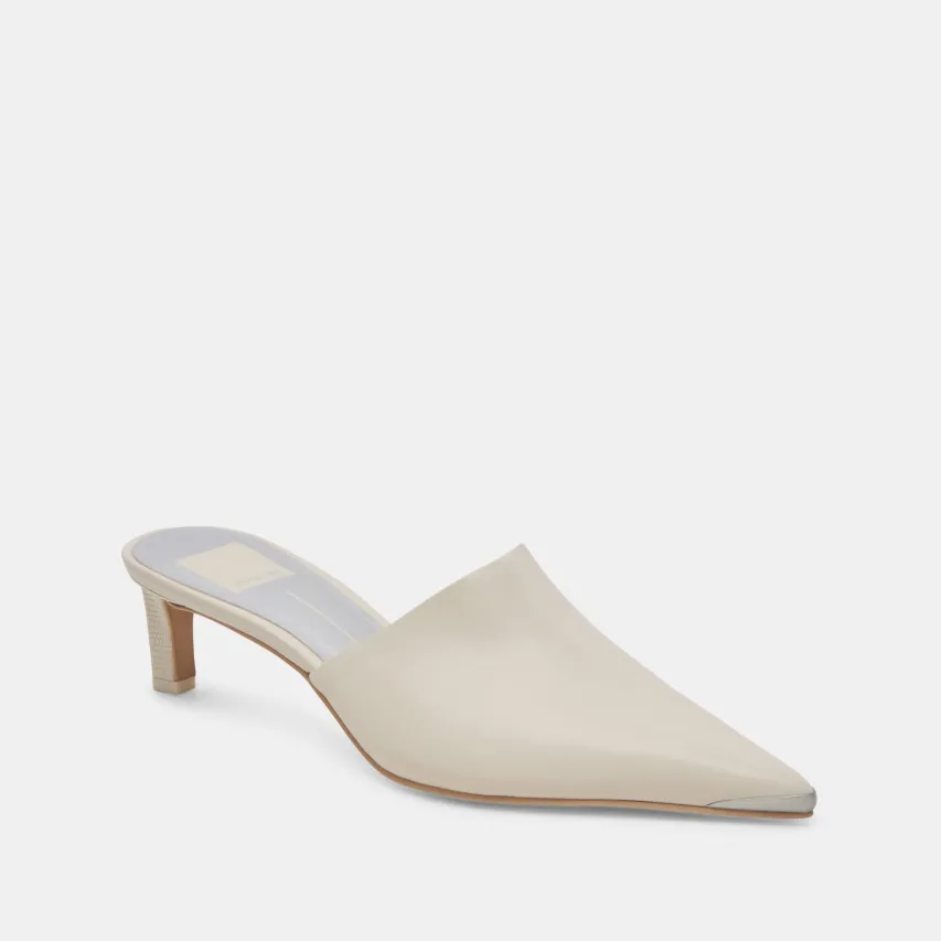 LEXY HEELS IVORY LEATHER^Dolce Vita Sale