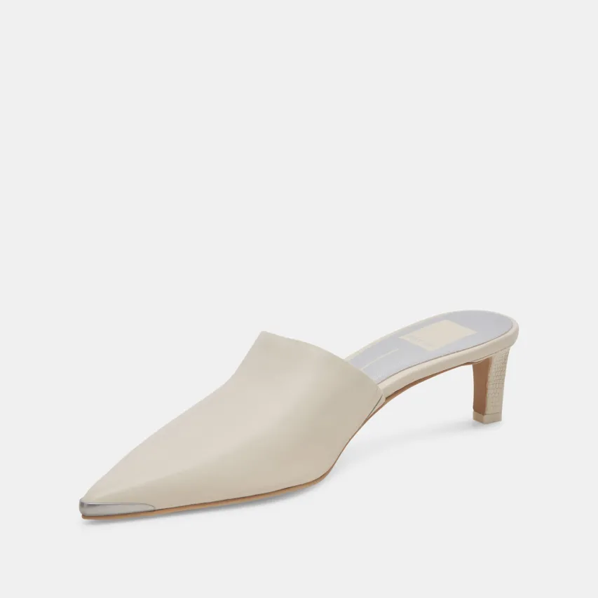 LEXY HEELS IVORY LEATHER^Dolce Vita Sale