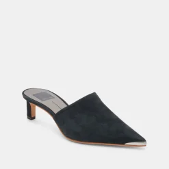 LEXY HEELS ONYX SUEDE^Dolce Vita New