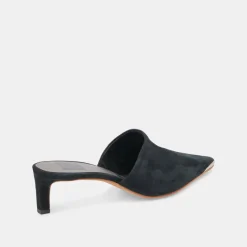 LEXY HEELS ONYX SUEDE^Dolce Vita New