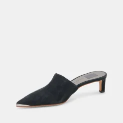 LEXY HEELS ONYX SUEDE^Dolce Vita New