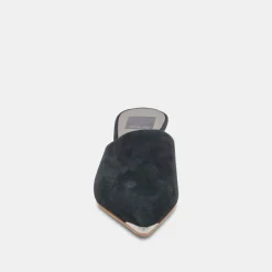 LEXY HEELS ONYX SUEDE^Dolce Vita New