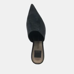 LEXY HEELS ONYX SUEDE^Dolce Vita New