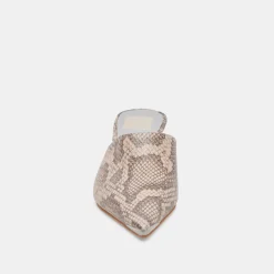 LEXY HEELS SAND SNAKE EMBOSSED^Dolce Vita Outlet