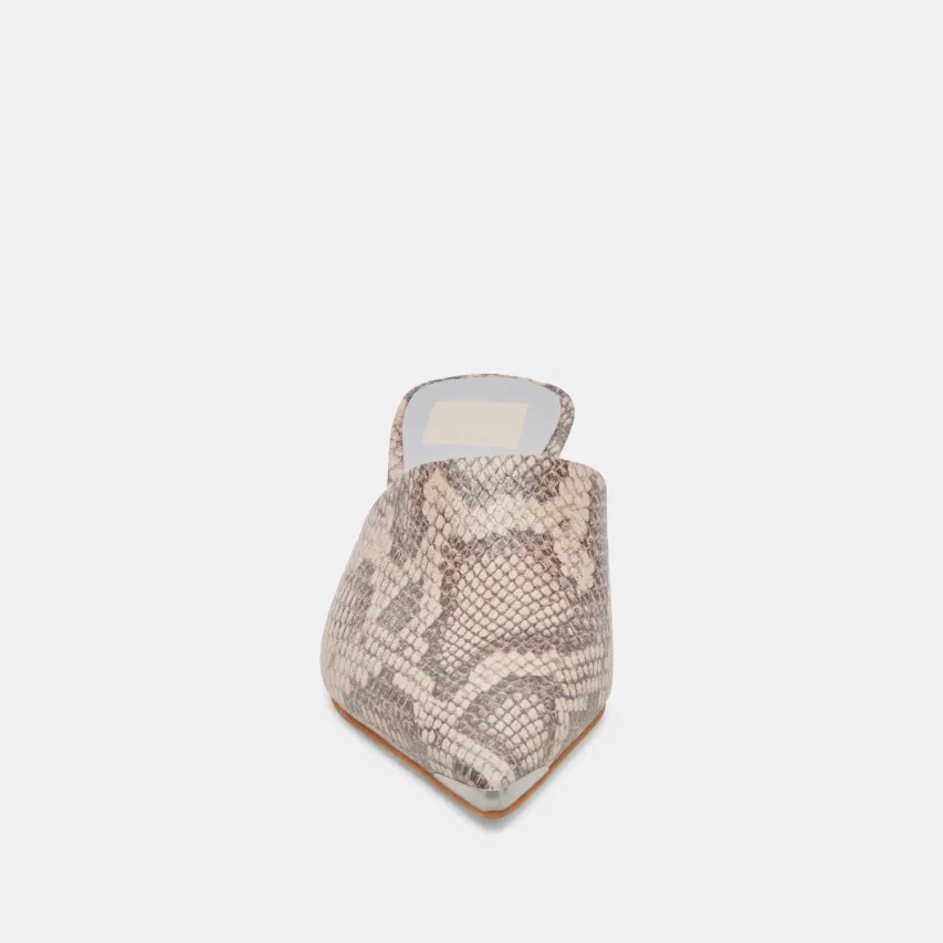 LEXY HEELS SAND SNAKE EMBOSSED^Dolce Vita Outlet