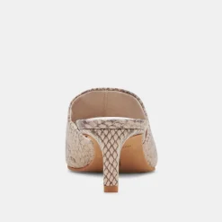 LEXY HEELS SAND SNAKE EMBOSSED^Dolce Vita Outlet