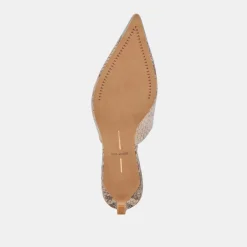 LEXY HEELS SAND SNAKE EMBOSSED^Dolce Vita Outlet