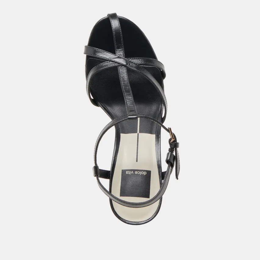 LIANE HEELS MIDNIGHT CRINKLE PATENT^Dolce Vita Best