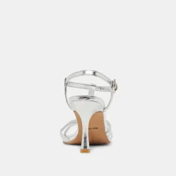 LIANE HEELS SILVER DISTRESSED LEATHER^Dolce Vita Outlet