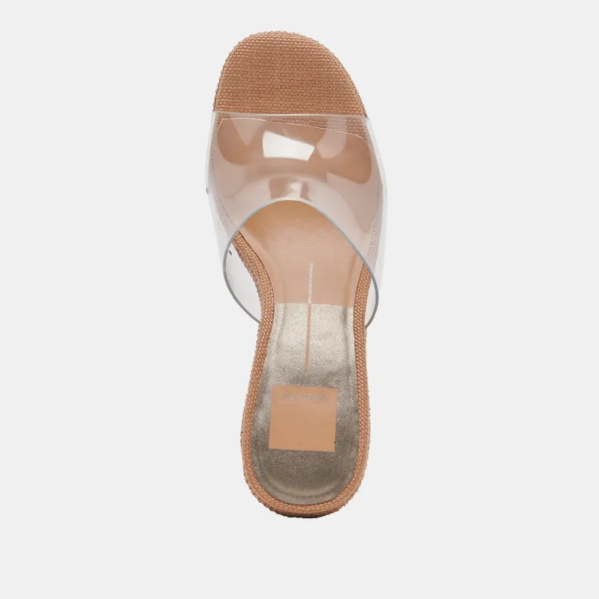 LICHIA HEELS COCOA VINYL^Dolce Vita New
