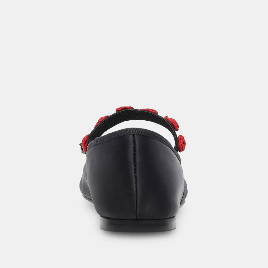 LILLY BALLET FLATS BLACK MULTI SATIN^Dolce Vita Online