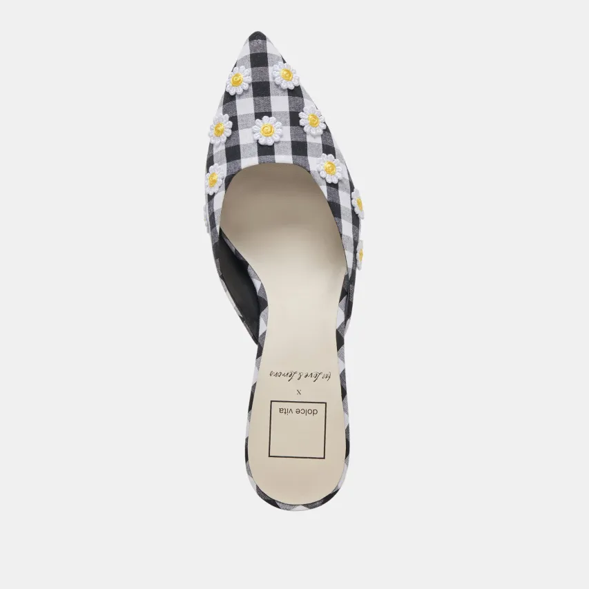 LILOU HEELS BLACK WHITE GINGHAM^Dolce Vita Outlet